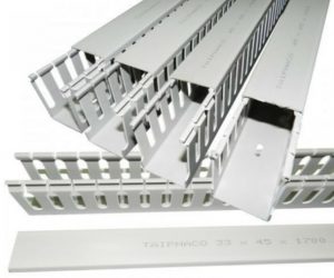 máng nhựa đi dây trong tủ điện