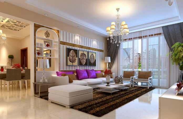 cach chon den trang tri phong khach