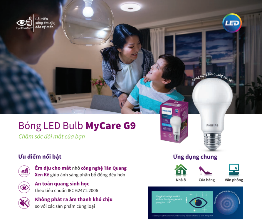 Đèn LED bulb PHILIPS