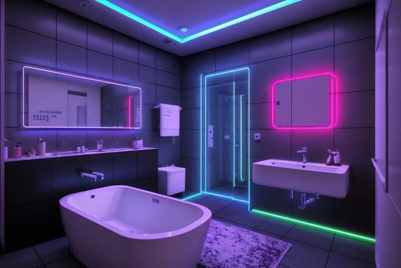 den led doi mau tao hieu ung spa Đèn LED đổi màu