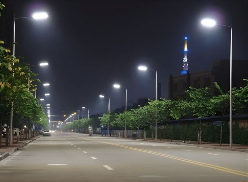 ung dung anh sang trang tren duong pho Ứng dụng ánh sáng trắng trên đường phố