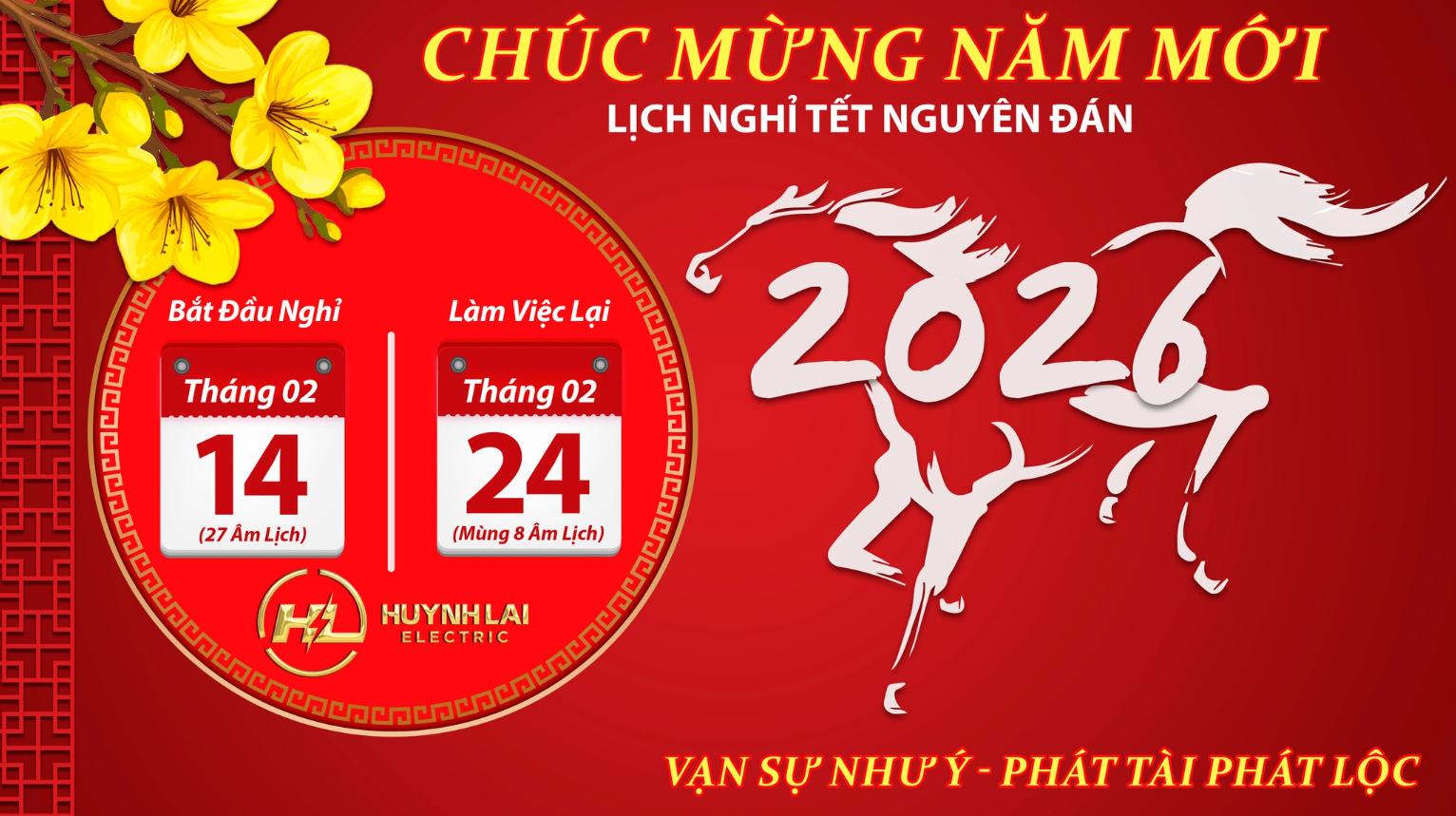 lịch nghỉ tết nguyên đán 2026