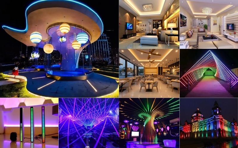 Ứng dụng của hệ màu RGB trong chiếu sáng