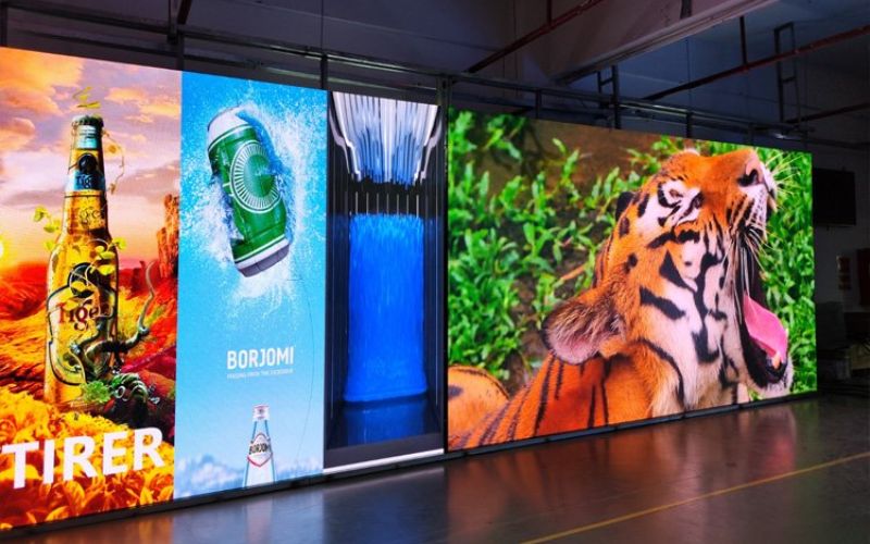 Ứng dụng của hệ màu RGB trên màn hình led
