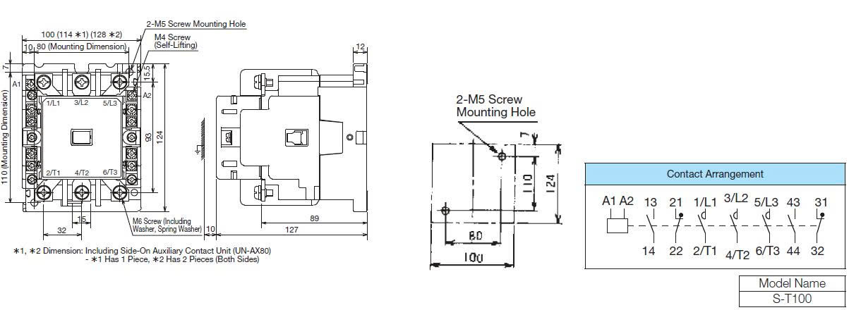 KICH THUOC S T100 MITSUBISHI