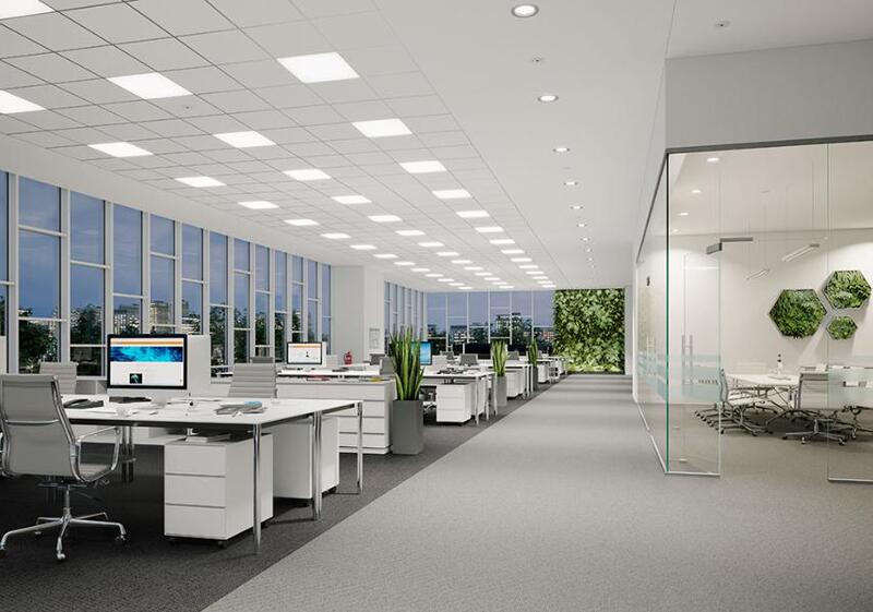 Sử dụng đèn LED cho văn phòng