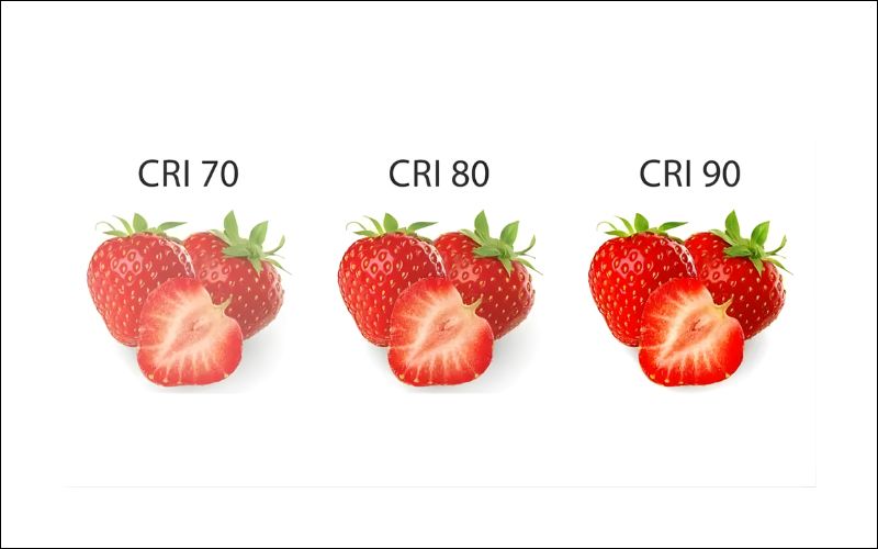 ảnh hưởng của chỉ số cri đến thị giác