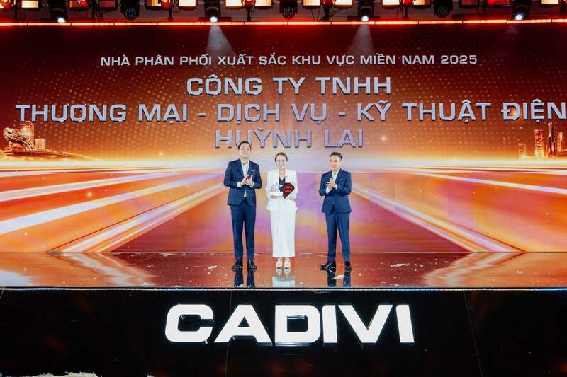 huynh lai dat danh hieu nha phan phoi xuat sac cadivi khu vuc mien nam