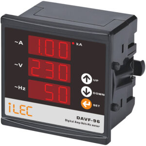 Đồng Hồ Volt Ampe HZ 1 Pha DVAF-96 ILEC