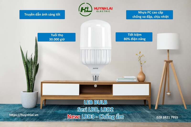 Đèn tròn bulb MPE