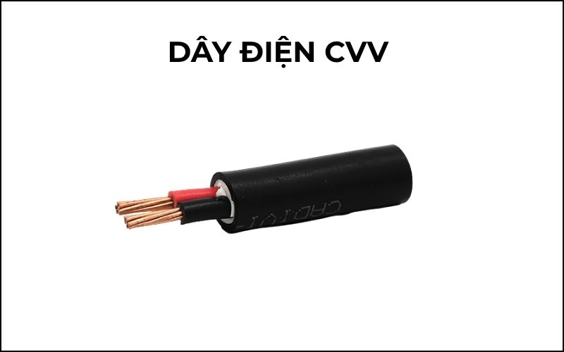day dien cvv Dây điện CVV là phiên bản nâng cấp hơn của dây điện CV với lớp vỏ bảo vệ bên ngoài